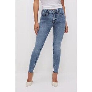 NWT Good American Good Legs Shadow Pocket Straight Jeans Size 2/26 Retail $139